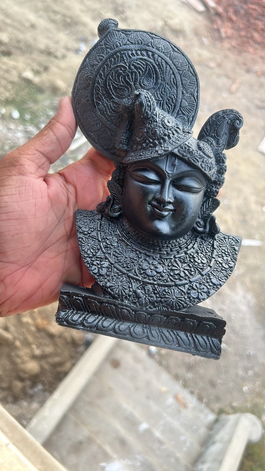 Finished Shreenathji murti